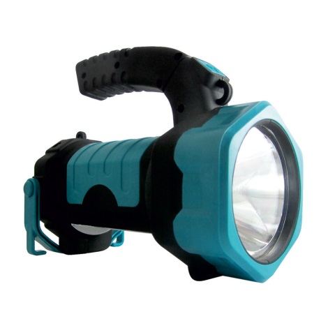 LED Lanternă LED+COB/3W/3xAA verde