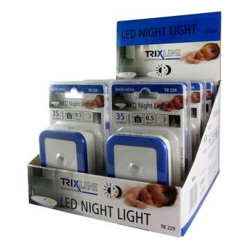LED Lumină de noapte cu senzor LED/0,5W/230V