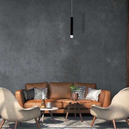 LED Lustră pe cablu CARBON LED/5W/230V