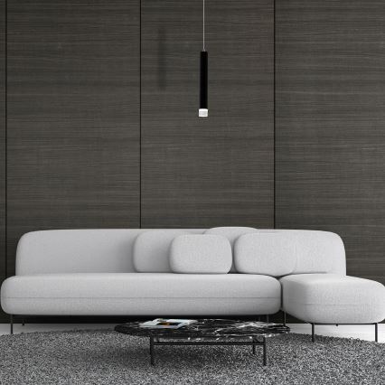 LED Lustră pe cablu CARBON LED/5W/230V