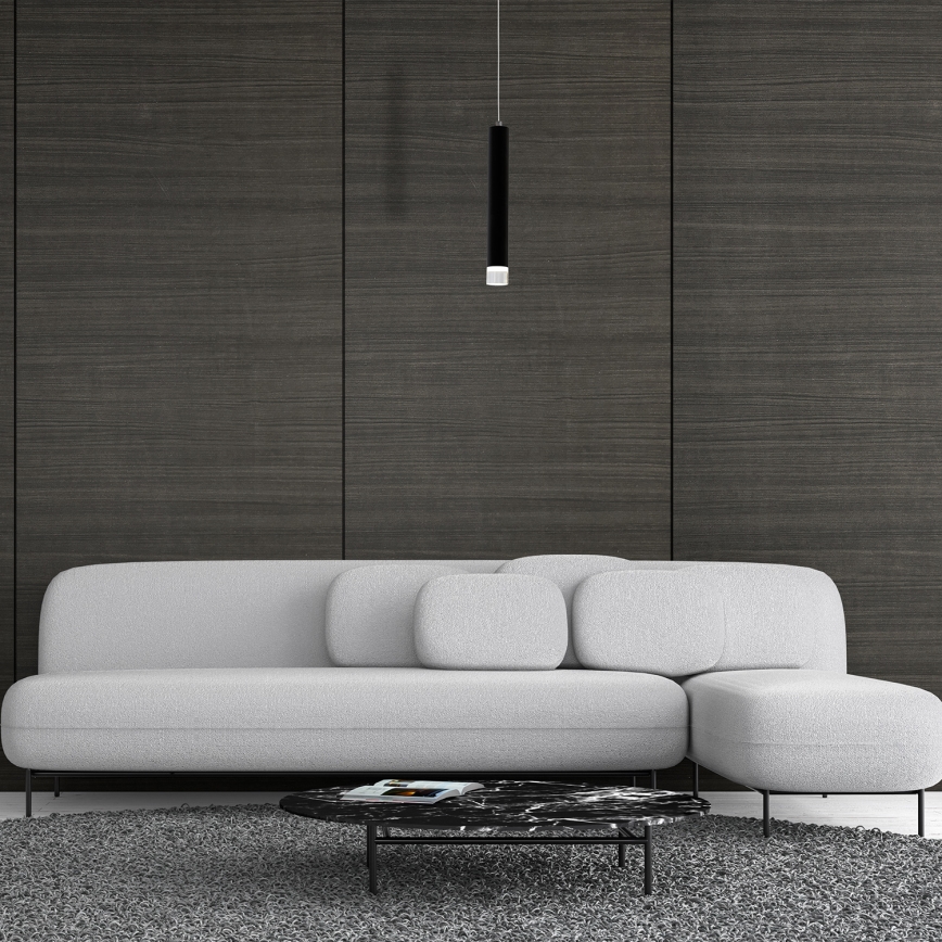 LED Lustră pe cablu CARBON LED/5W/230V