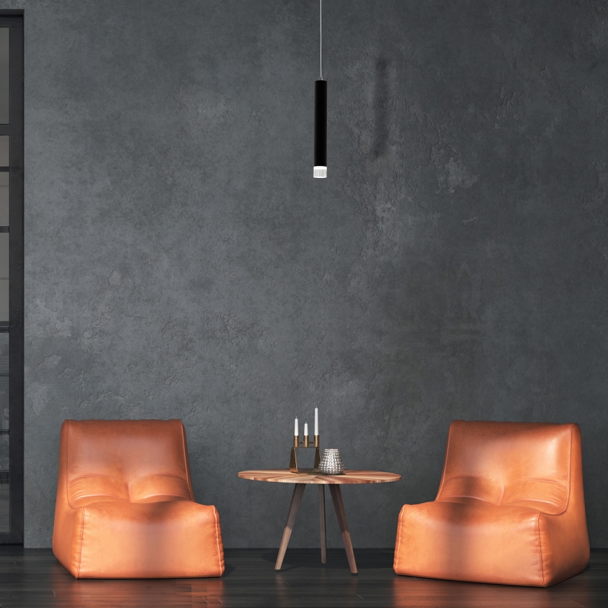 LED Lustră pe cablu CARBON LED/5W/230V