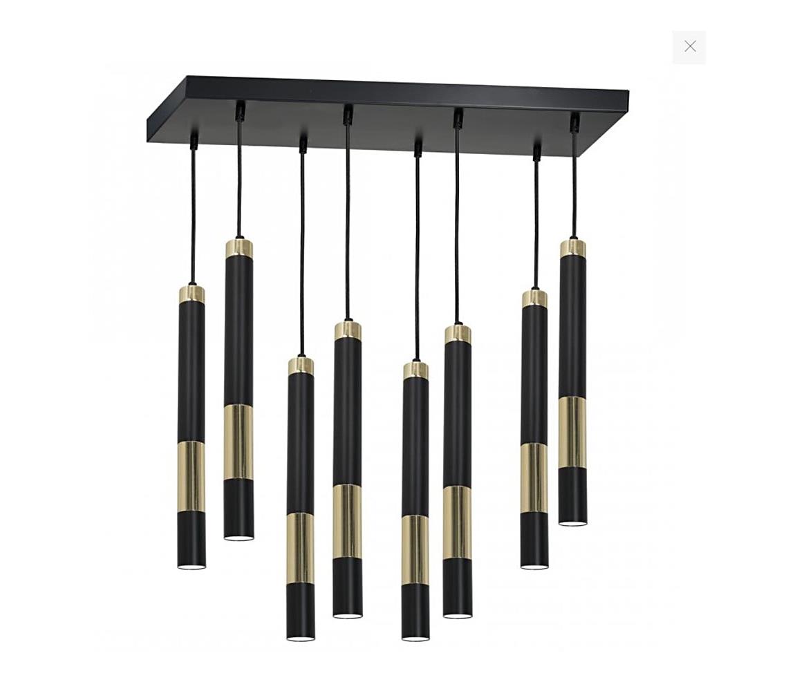 LED Lustră pe cablu DALLAS 8xGU10/3W/230V