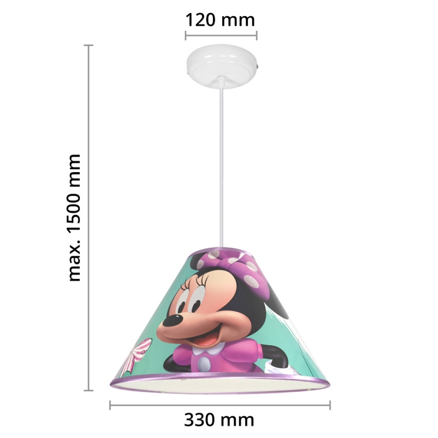 LED Lustră pe cablu MINNIE MOUSE 1xE27/15W/230V