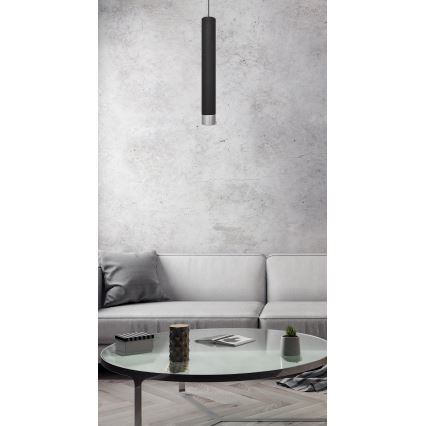 LED Lustră pe cablu TUBA 1xGU10/4,8W/230V