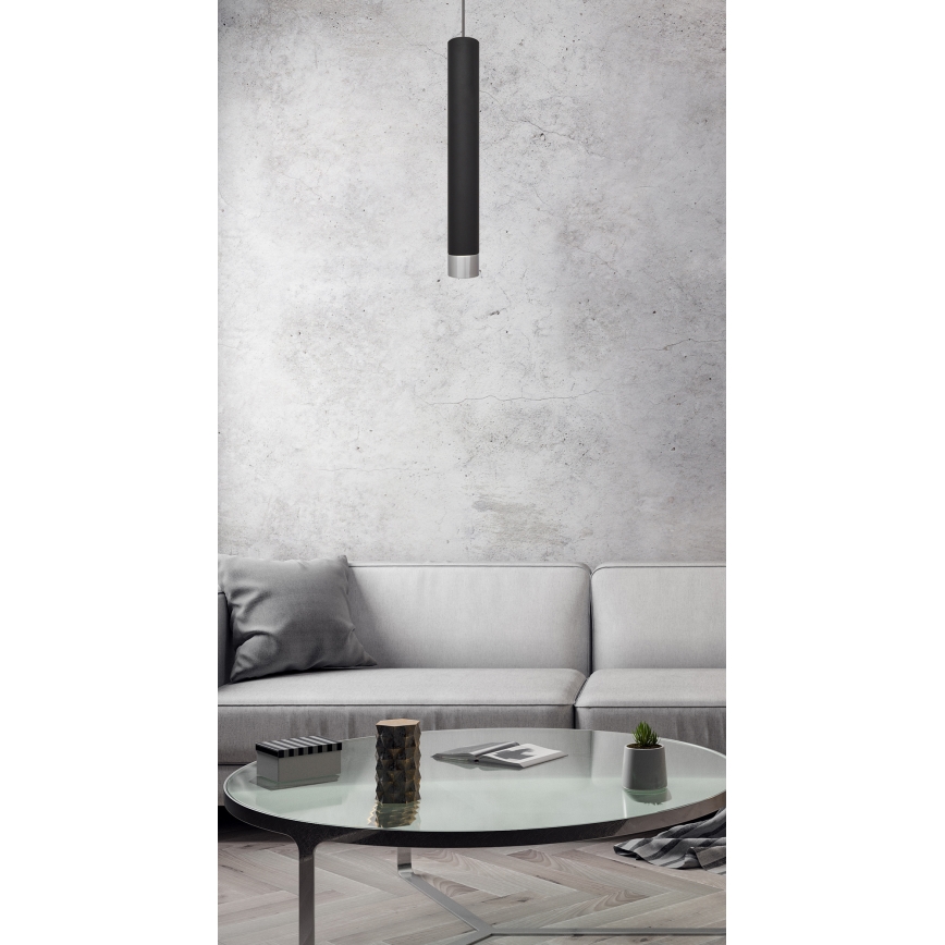 LED Lustră pe cablu TUBA 1xGU10/4,8W/230V