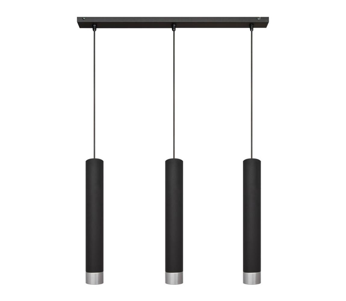 LED Lustră pe cablu TUBA 3xGU10/65W/230V