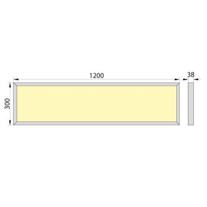 LED Panou aplicat OREGA N LINX 120 LED/50W/230V 4000K