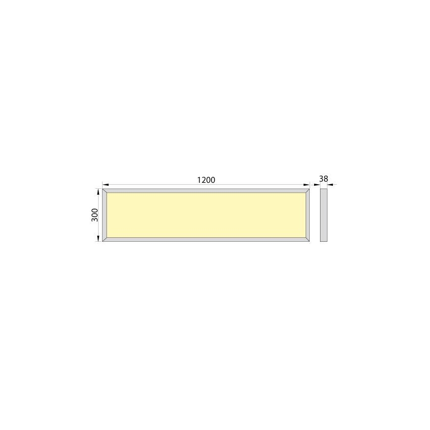 LED Panou aplicat OREGA N LINX 120 LED/50W/230V 4000K