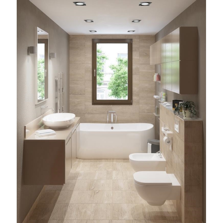 LED Plafonieră pentru baie BONO LED/5W/230V 4000K IP65 crom lucios