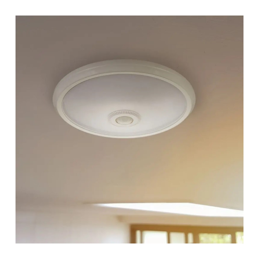 Plafonier LED cu senzor, cip SAMSUNG, LED/12W/230V, 6400K, diametru 29 cm