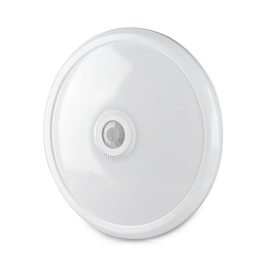 Plafonier LED cu senzor, cip SAMSUNG, LED/12W/230V, 6400K, diametru 29 cm