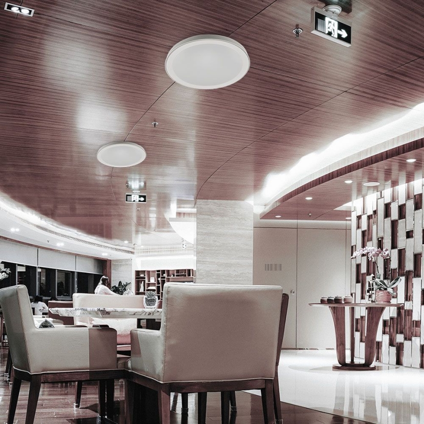 Lumină de plafon LED reglabilă intensitate LED/40W/230V 3000K/4000K/6500K diametru 51 cm + telecomandă