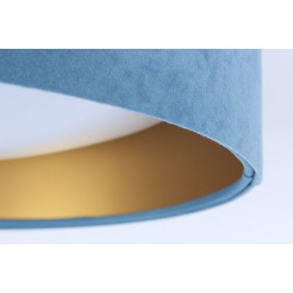 Plafonier LED GALAXY 1xLED/24W/230V diametru 44 cm albastru/auriu