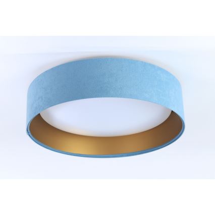 Plafonier LED GALAXY 1xLED/24W/230V diametru 44 cm albastru/auriu