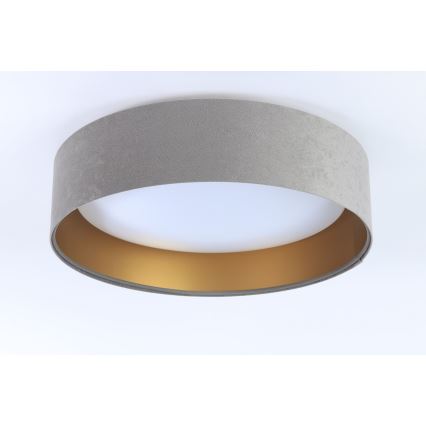 Lustr LED de tavan GALAXY 1xLED/24W/230V diametru 44 cm gri/auriu