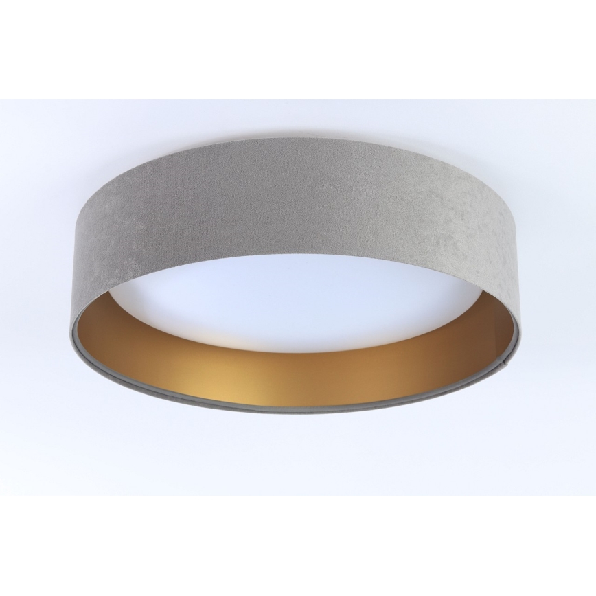 Lustr LED de tavan GALAXY 1xLED/24W/230V diametru 44 cm gri/auriu