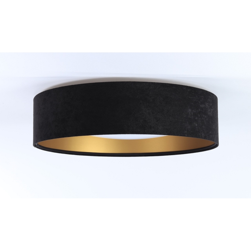 Lustr LED de tavan GALAXY 1xLED/24W/230V, diametru 44 cm, negru/auriu