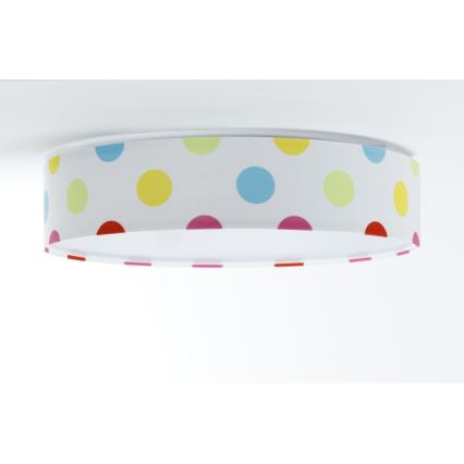 Lustr LED pentru copii GALAXY KIDS LED/24W/230V cu buline multicolore