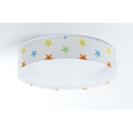 Lustr LED pentru copii GALAXY KIDS LED/24W/230V cu stele colorate viu