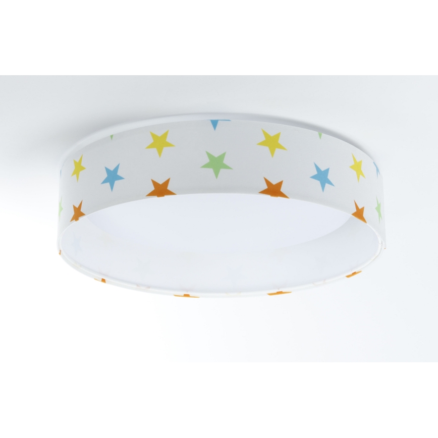Lustr LED pentru copii GALAXY KIDS LED/24W/230V cu stele colorate viu