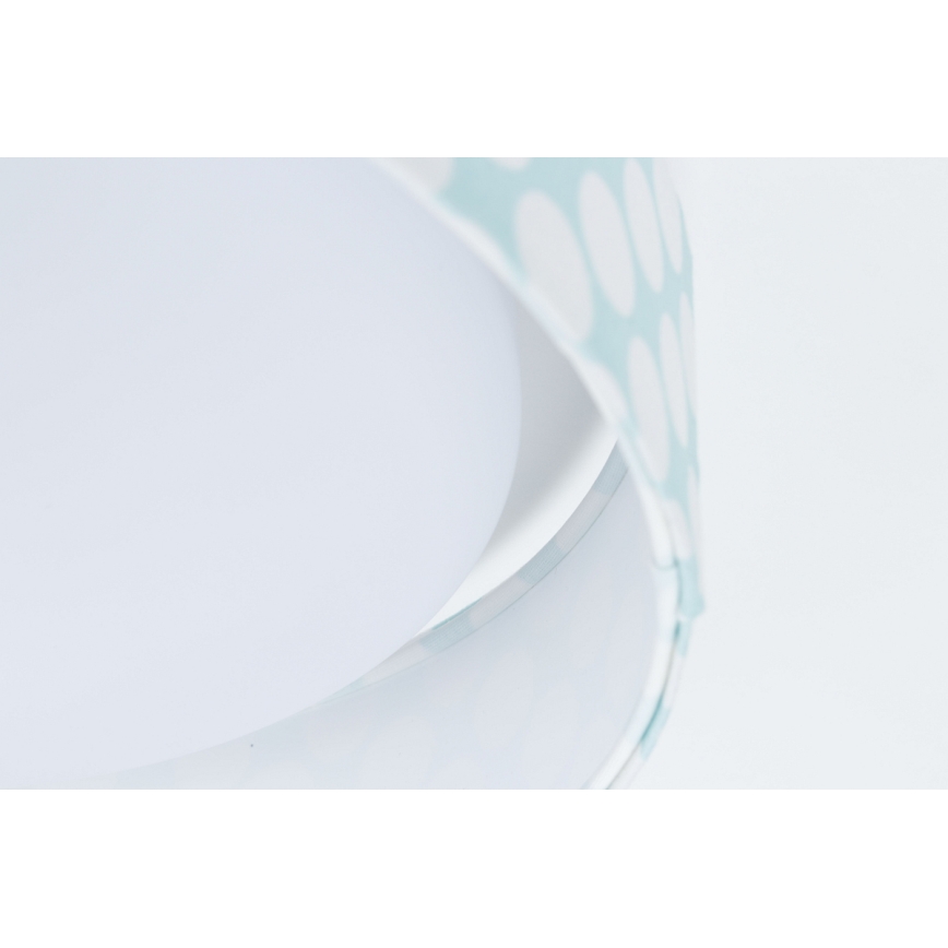 Lustr LED pentru copii GALAXY KIDS LED/24W/230V cu buline verde/alb