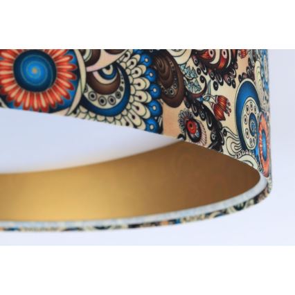 Lustr LED GALAXY LED/24W/230V diametru 44 cm multicolor/auriu