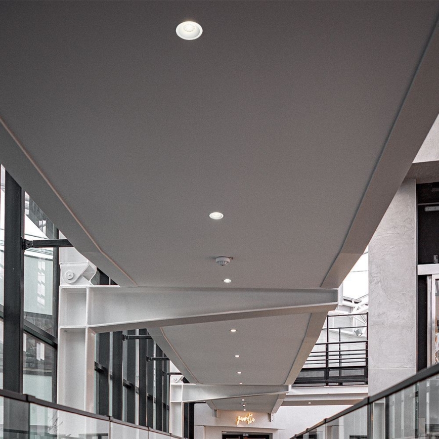 Plafonier LED încastrat LED/18W/230V 3000/4000/6400K diam. 10,6 cm alb