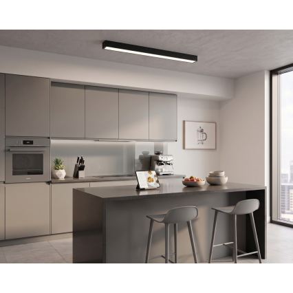 LED Plafonieră/lustră pe cablu LED/44W/230V 4000K 120 cm negru