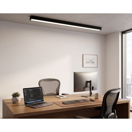 LED Plafonieră/lustră pe cablu LED/44W/230V 4000K 120 cm negru