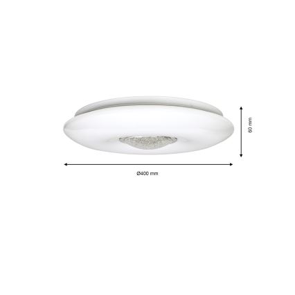Plafonier LED dimabil VELA LED/24W/230V cu telecomandă