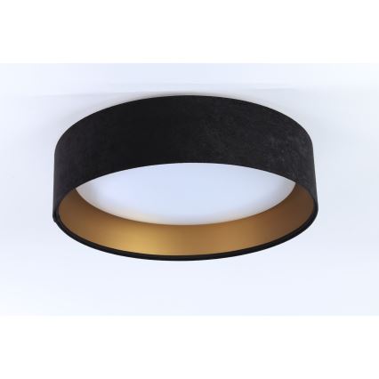 Lumină de plafon LED reglabilă SMART GALAXY LED/24W/230V diametru 44 cm negru/auriu 3000-6500K + telecomandă