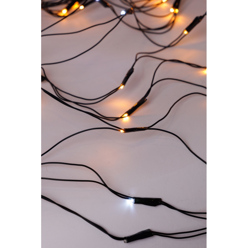 LED plasă de Crăciun pentru exterior NET 240xLED/7,2W/230V 1,5x2 m IP44 alb cald