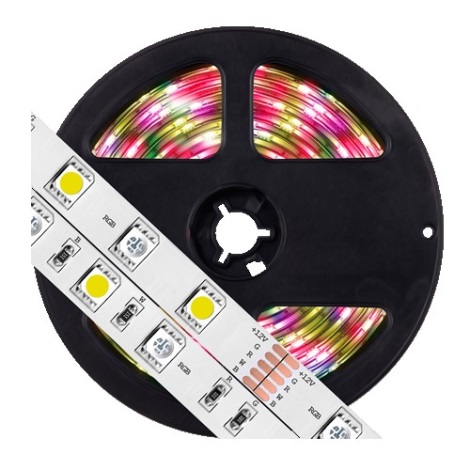 LED RGB Bandă dimmabilă 5m LED/14,4W/12V IP65