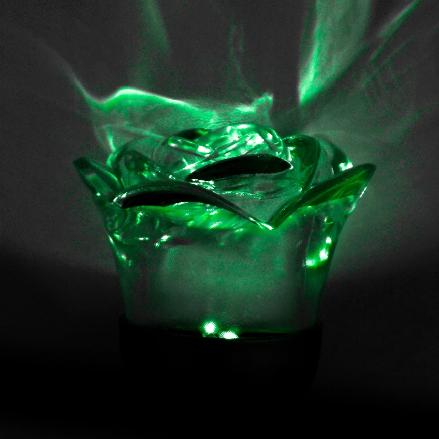 Lumină solară LED RGB ROSE LED/1,2V 100 mAh IP44