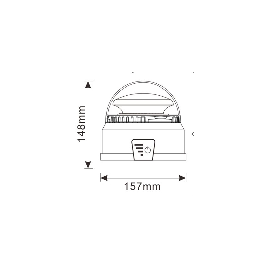 Semnalizator LED cu LED/12-24V IP65