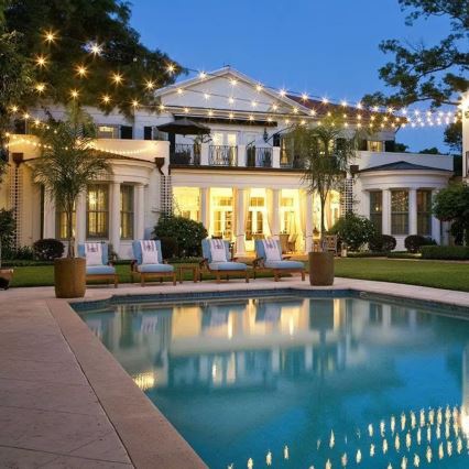 Șir decorativ LED pentru exterior 20xE27/1W/230V, 10 m, IP65, negru