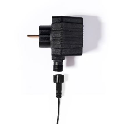 Șir luminos LED exterior de Crăciun CONE FILAMENT 20xE10 19m transparent/ alb cald IP44, Fabricat în Cehia