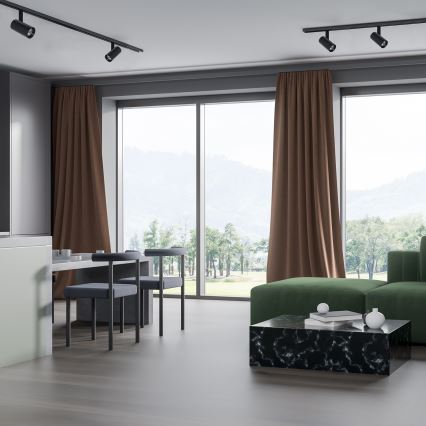 Spot LED pentru sistemul de șine MAGNETIC TRACK LED/10W/48V negru