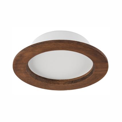 Lumină LED pentru tavan WOODY SPOT LED/12,5W/230V 3000K cireș ? 16 cm