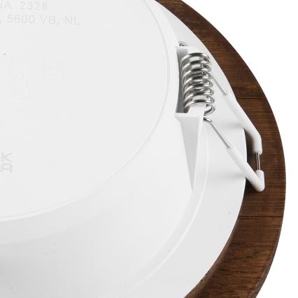 Lumină LED pentru tavan WOODY SPOT LED/12,5W/230V 3000K cireș ? 16 cm