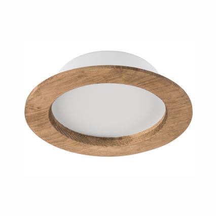 Lumină LED pentru tavan WOODY SPOT LED/12,5W/230V 3000K nuc Ø 16 cm
