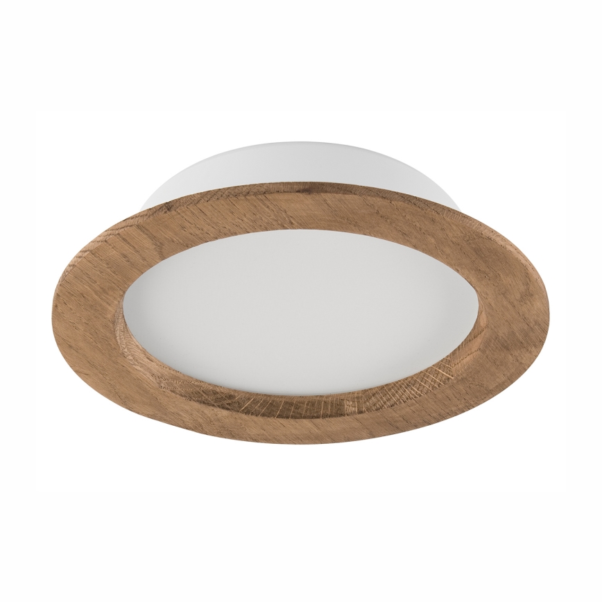 Lumină LED pentru tavan WOODY SPOT LED/16,5W/230V 4000K nuc Ø 18,5 cm