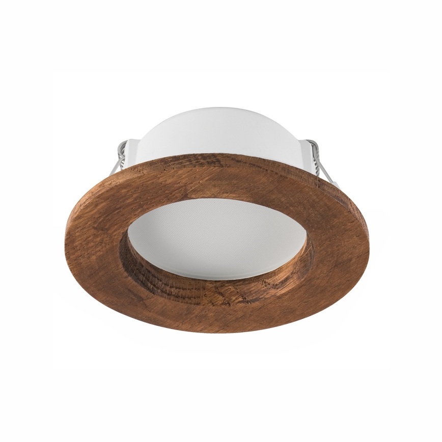 Corp de iluminat LED pentru tavan WOODY SPOT LED/5,5W/230V 4000K cireș ? 10 cm