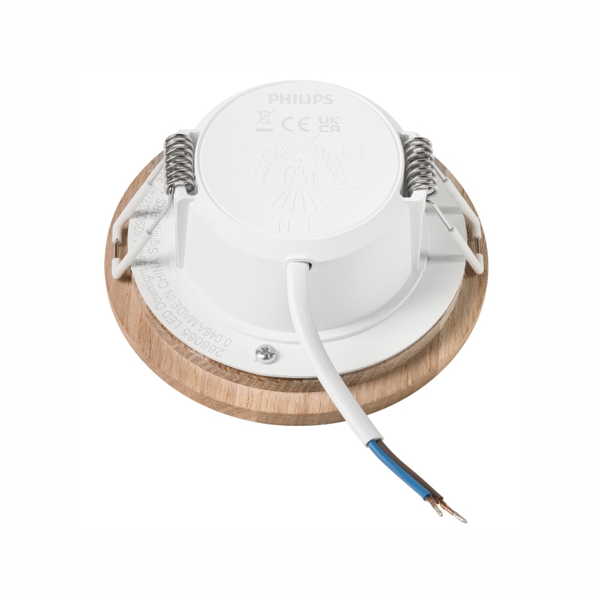 Corp de iluminat LED pentru tavan WOODY SPOT LED/5,5W/230V 4000K stejar ? 10 cm