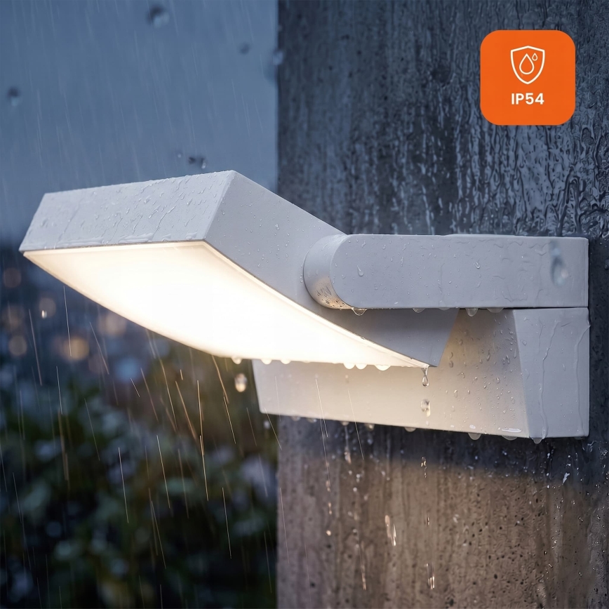 Lampă de perete LED dimabilă pentru exterior LED/12/18/24W/230V 3000/4000/6500K IP54 albă