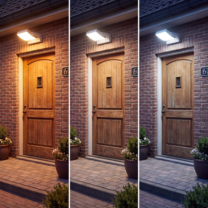 Lampă de perete LED dimabilă pentru exterior LED/12/18/24W/230V 3000/4000/6500K IP54 albă