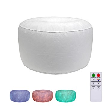 LED Taburet gonflabil cu telecomandă LED/5V/50cm