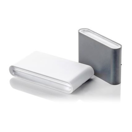LED2 - Lampă de perete LED pentru exterior FLAT 2xLED/3W/230V IP65 3000K/4000K/5700K negru