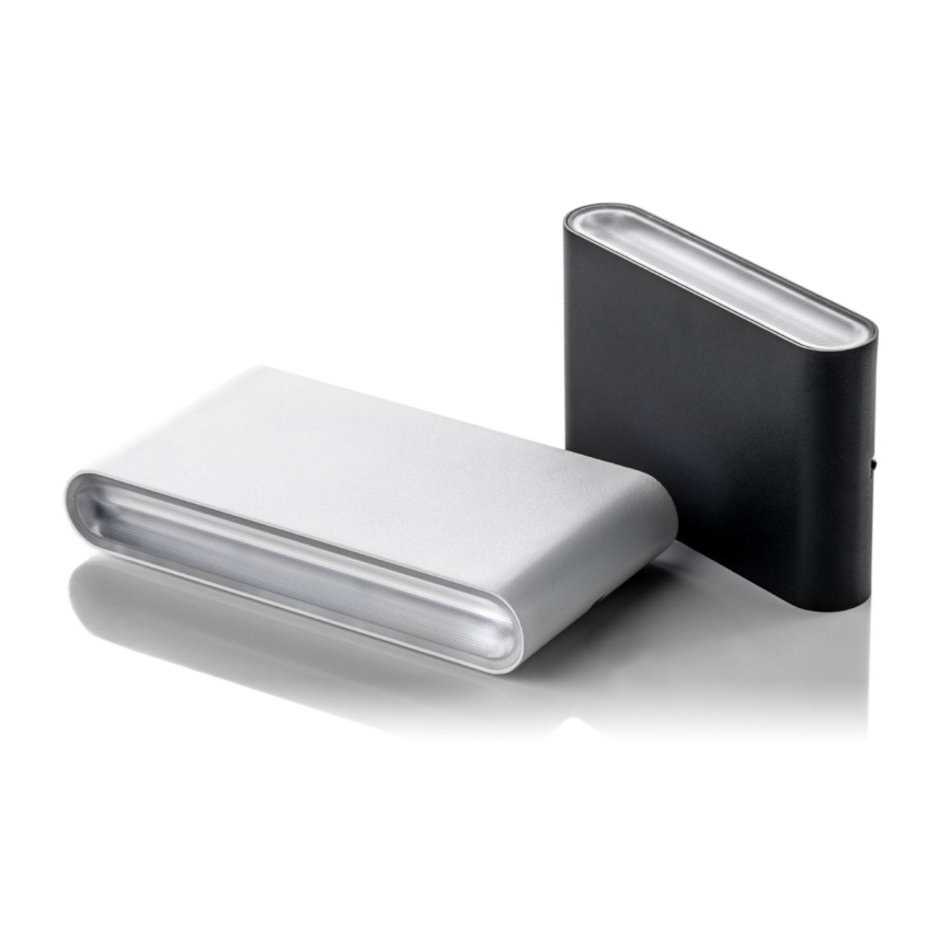 LED2 - Lampă de perete LED pentru exterior FLAT 2xLED/3W/230V IP65 3000K/4000K/5700K albă